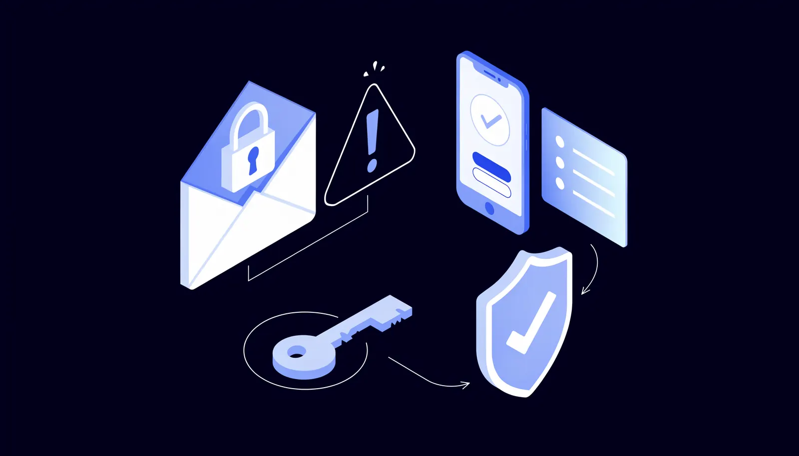 Illustration: E-Mail-Konto gehackt – Passwort zurücksetzen, MFA aktivieren und Konto wieder absichern