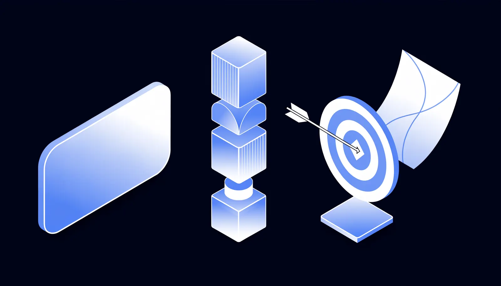 Illustration: Prompt Engineering – strukturierte Bausteine führen zu einem präzisen KI-Ergebnis